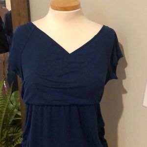 Pink Blush, Navy blue maternity maxi dress! NTW!